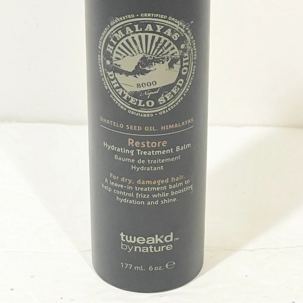 Tweak'd by Nature Dhatelo Seed Oil Restore Hydrating Treatment Balm 6 oz NEW‎